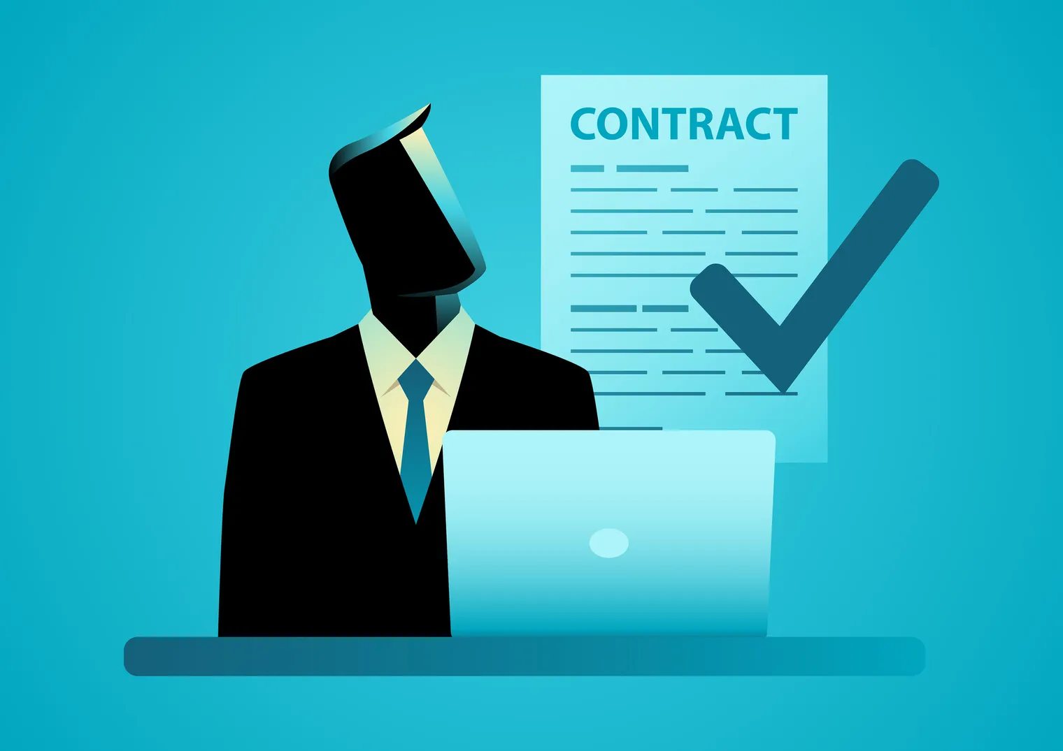 Business owner reviewing worker classification documents for W-2 and 1099-NEC filing